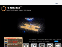 Tablet Screenshot of fansboard.com